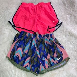2 Girls Nike shorts